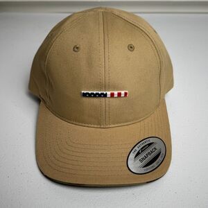 Oakley‎ Logo Cap Mens OS SnapBack Tan Tech Flex Fit Baseball SAMPLE NWT